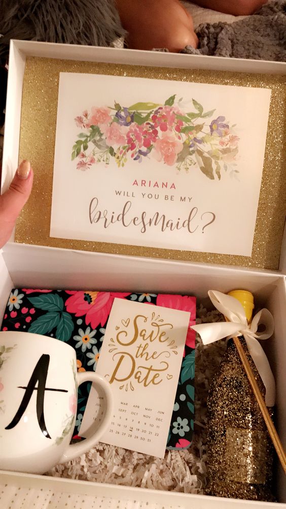 Perfect bridesmaid proposal box