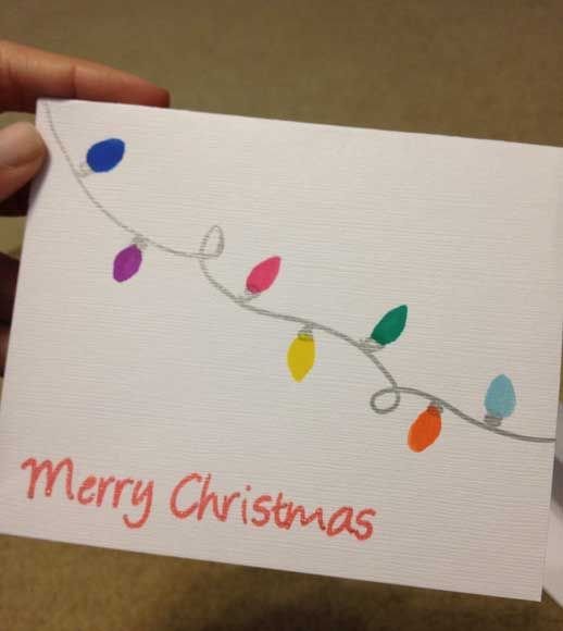 Easy Diy Christmas Card Ideas For Families Party Wowzy 6270