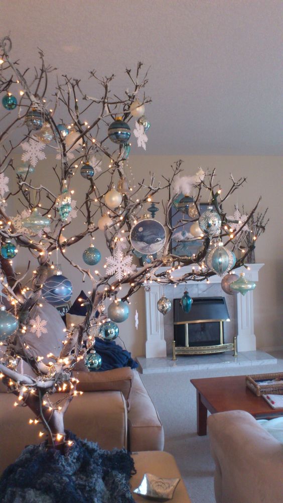 Branches with Ornaments