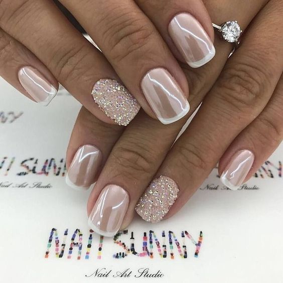 Glam French Manicure