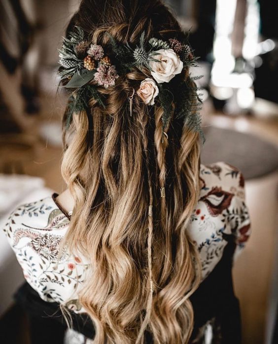 Rustic Wedding Hair