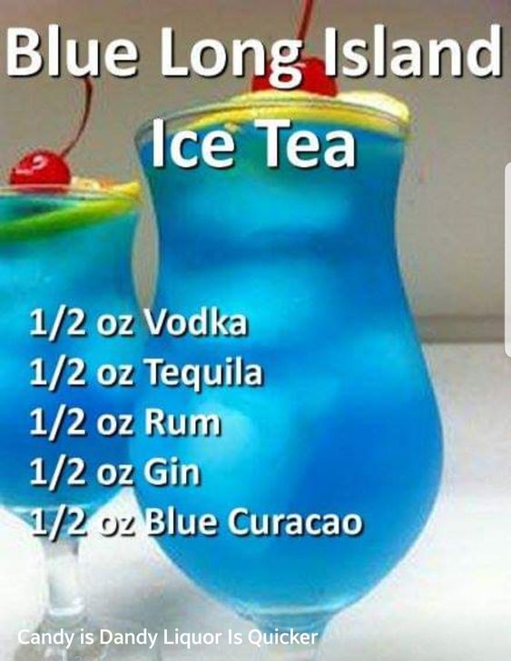 Blue Long Island Ice Tea