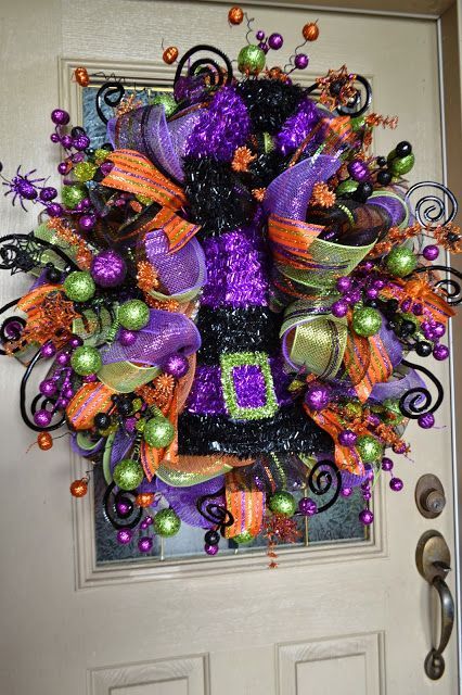 Halloween Wreaths for Front Door