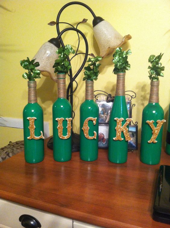 Lucky Wine Bottles