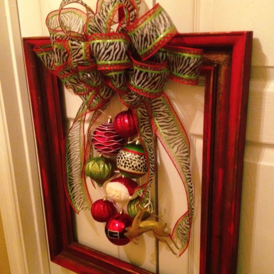 Christmas frame wreath