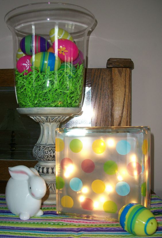 Easter Glass Block Ideas