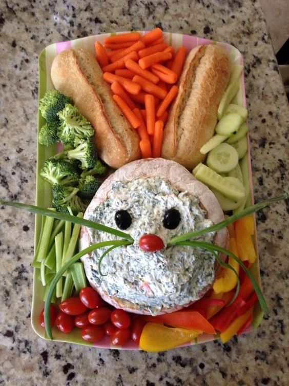How to Make an Easter Veggie Tray