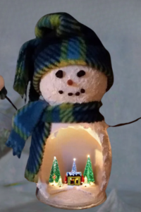 pickle jar snowman