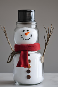 pickle jar snowman