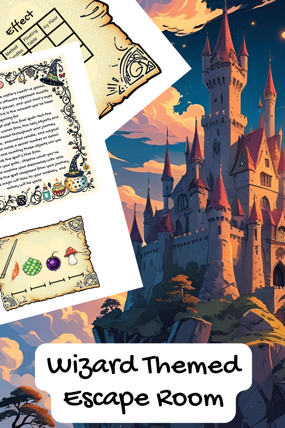 wizard themed escape room