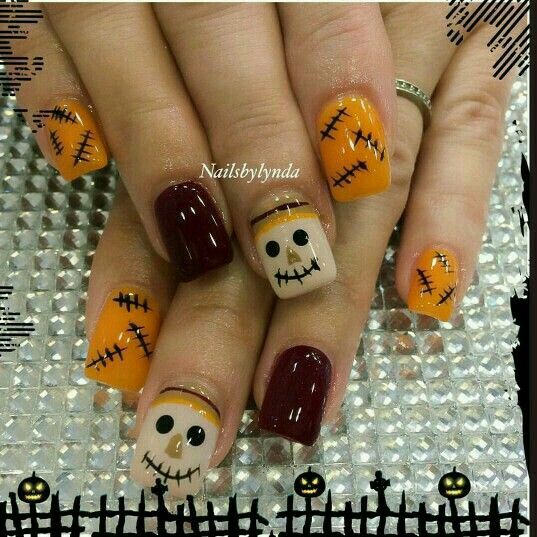 Easy DIY Fall Nail Designs for Short Nails - Party Wowzy
