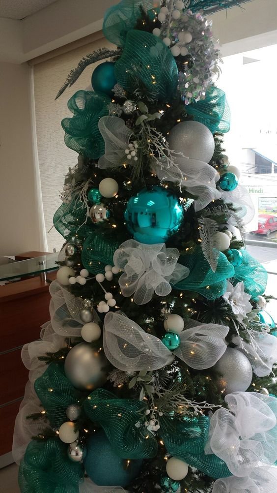 DIY Teal Christmas Decor Ideas for the Home  Party Wowzy