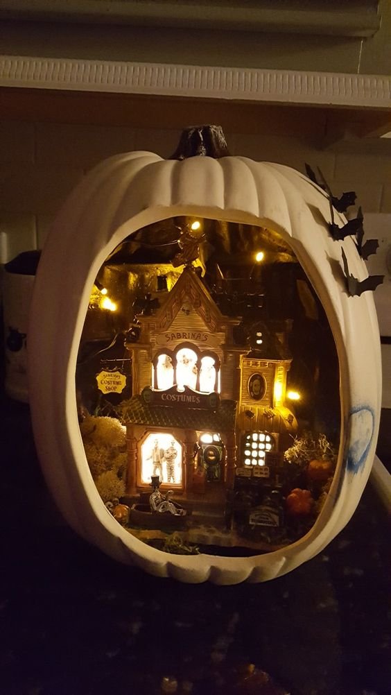 Halloween Pumpkin Diorama Ideas for Kids - Party Wowzy