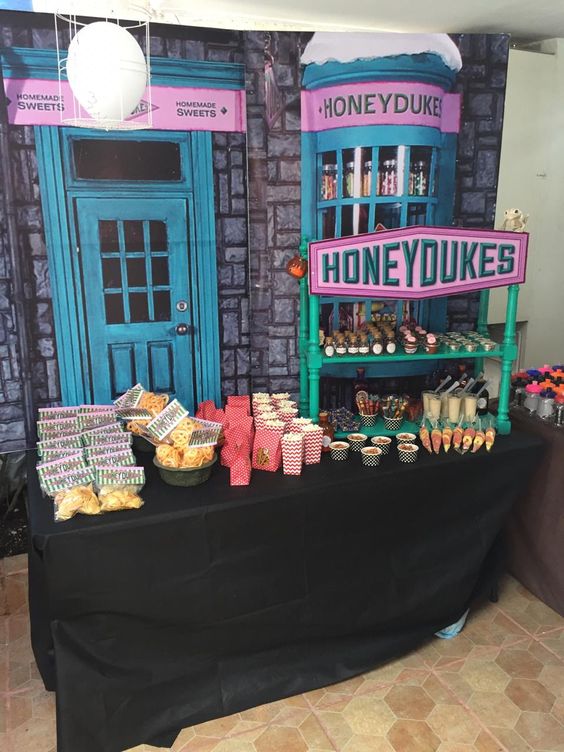 COCO & BO-honeydukes Table Confettis-sorciers Harry Potter Inspired Party