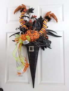 Halloween Wreaths for Front Door