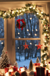 christmas garland display