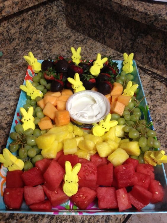 easter fruit tray ideas