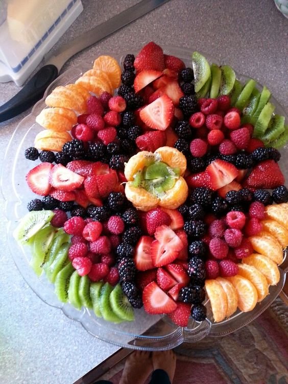 easter fruit tray