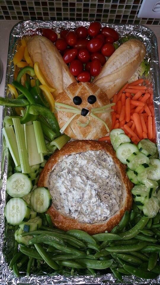 How to Make an Easter Veggie Tray - Party Wowzy