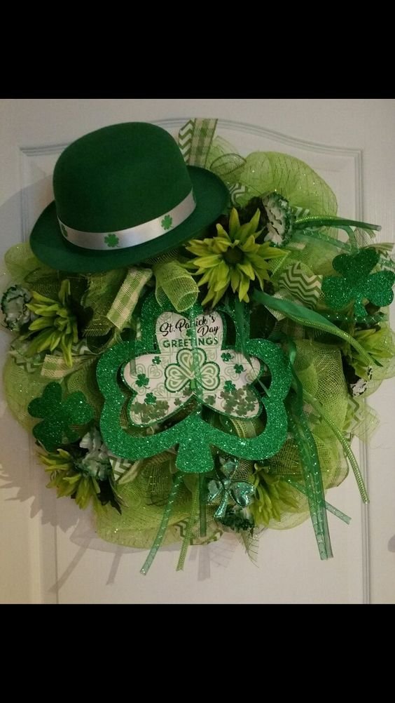 St. Patrick's Day Wreath Ideas - Party Wowzy