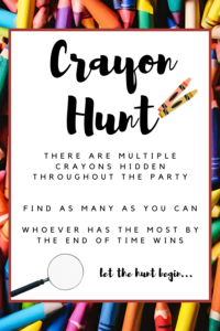 crayon hunt