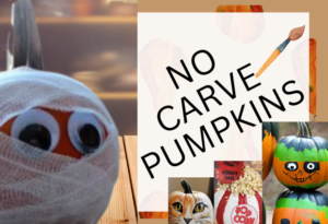 no carve pumpkins