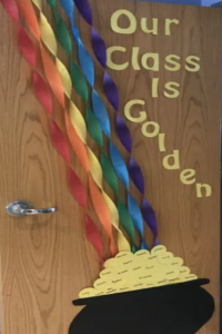patricks day class room door art