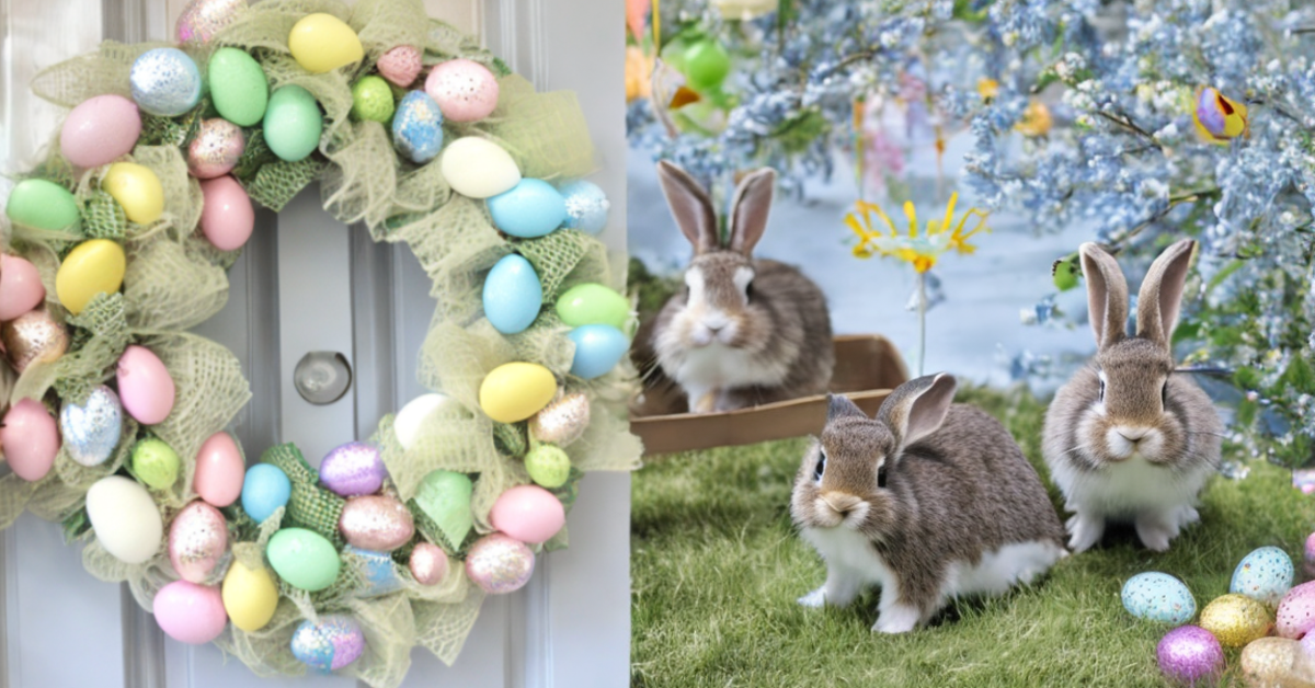 10 DIY Easter Wreaths