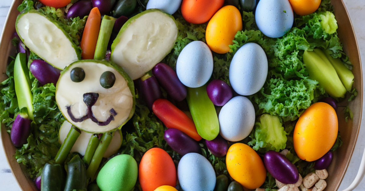 8 DIY Spring and Easter Veggie Tray Ideas