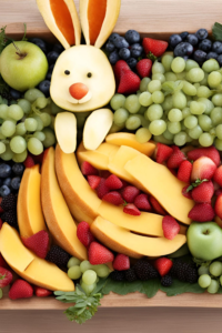 easter fruit platter