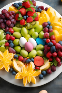 easter fruit platter