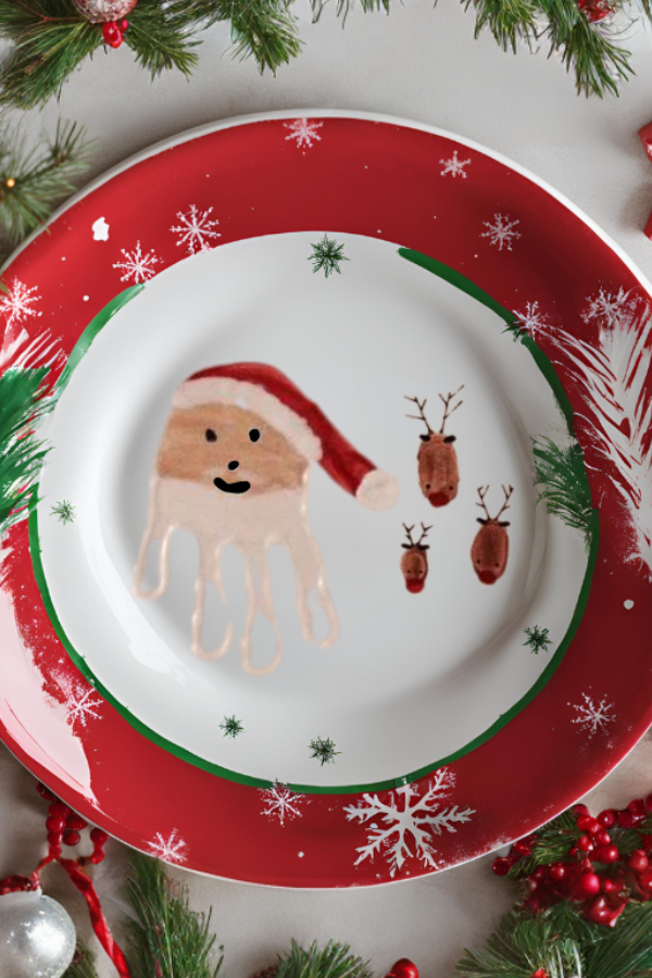10 DIY Christmas Plates for Kids to Make