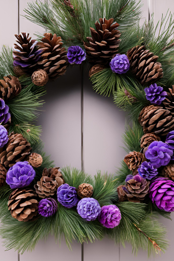 5+ pine cone wreath ideas