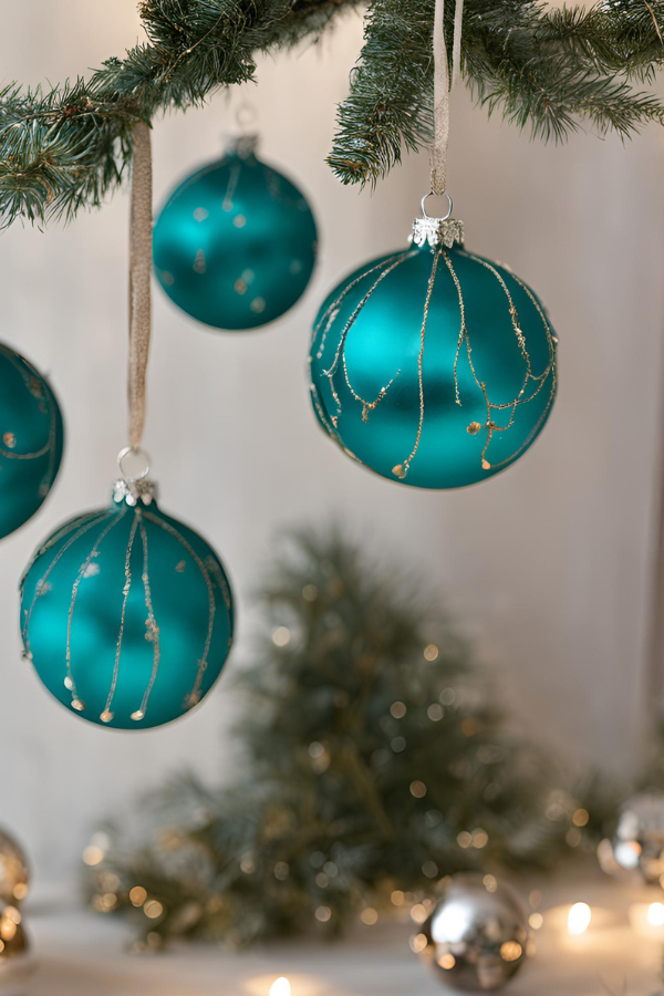 5+ Teal Christmas Decoration Ideas