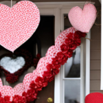 valentines porch decor