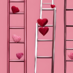 valentines ladder ideas
