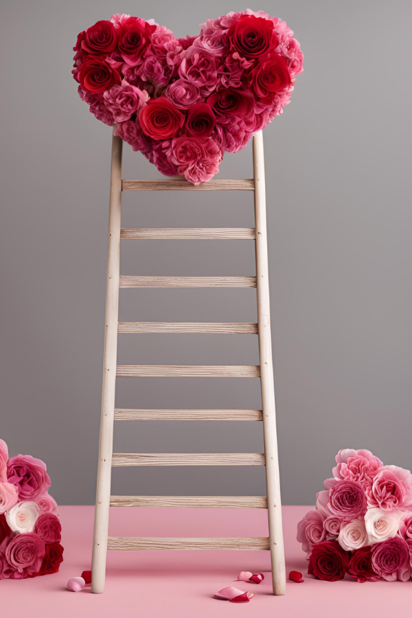 valentines ladder