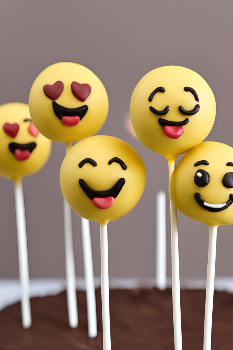 emoji cake pops
