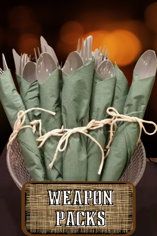 cutlery weapon packs