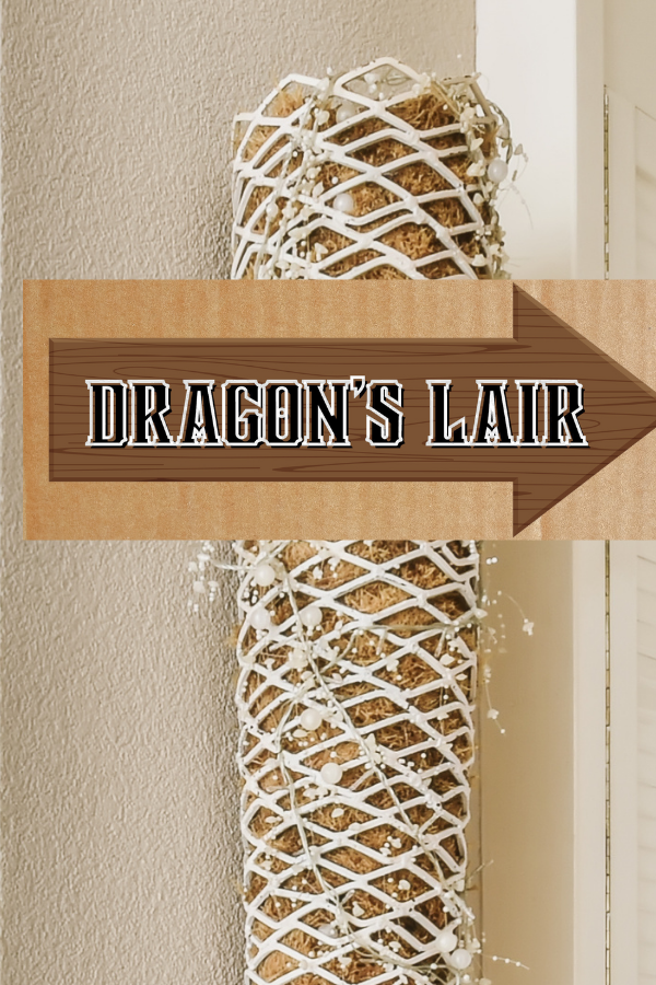 dragon party idea sign