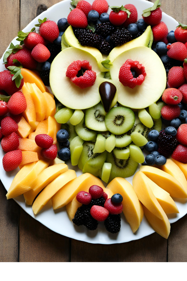 owl fruit platter