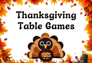 thanksgiving table games