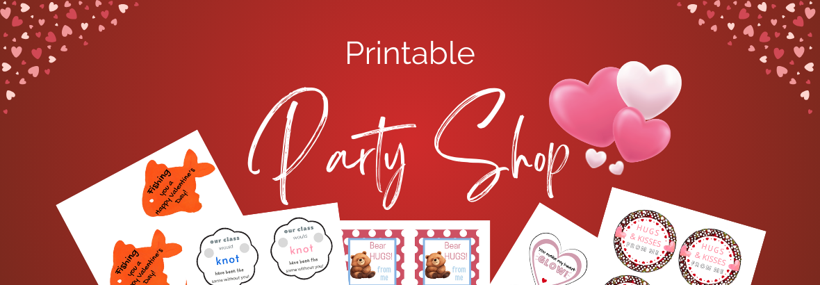 printable party shop