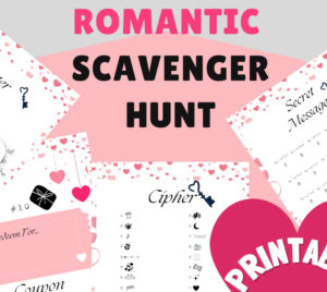 valentines scavenger hunt