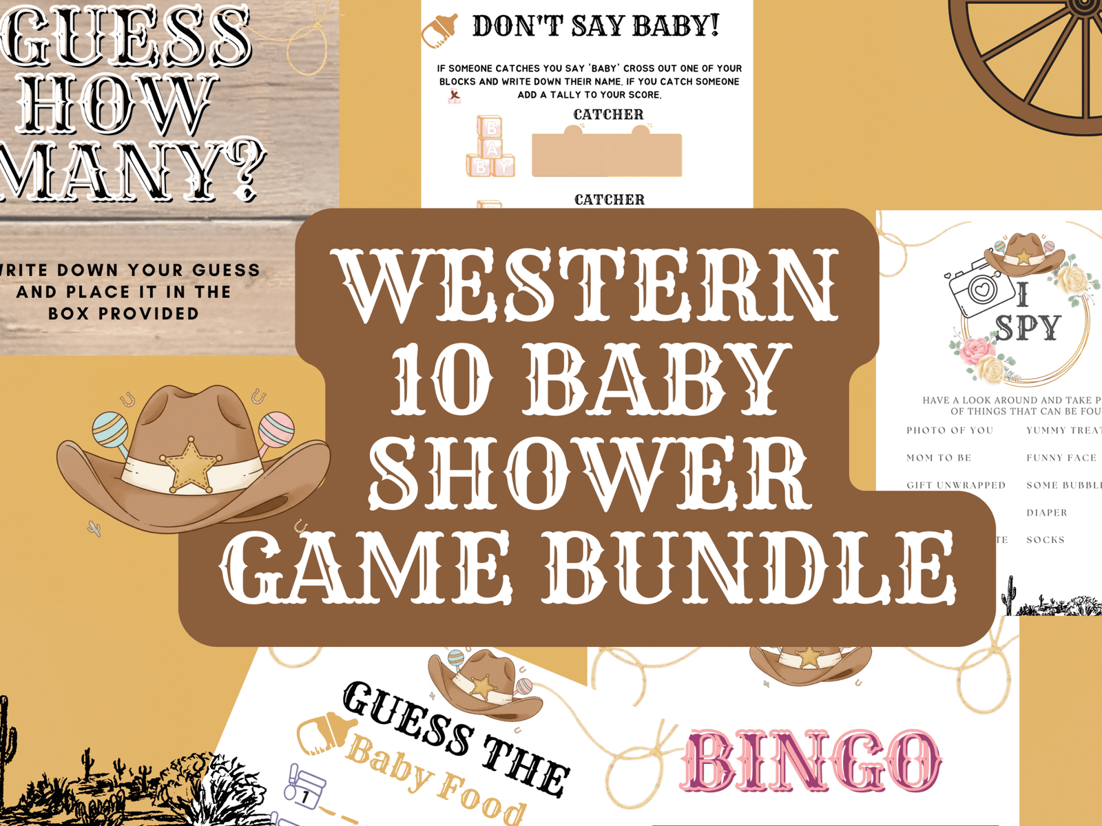 western baby shower games