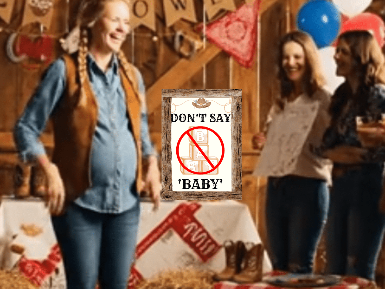 western baby shower