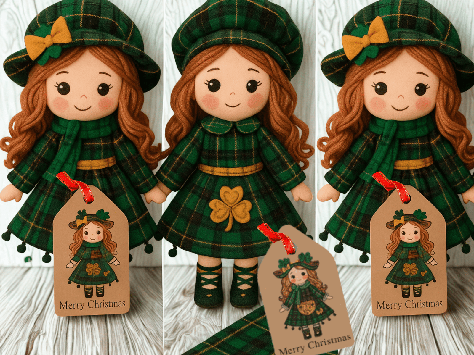 irish christmas tags