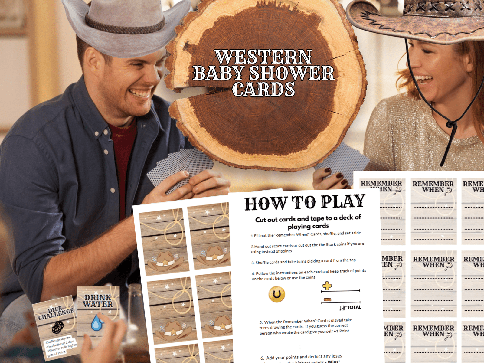 western baby shower