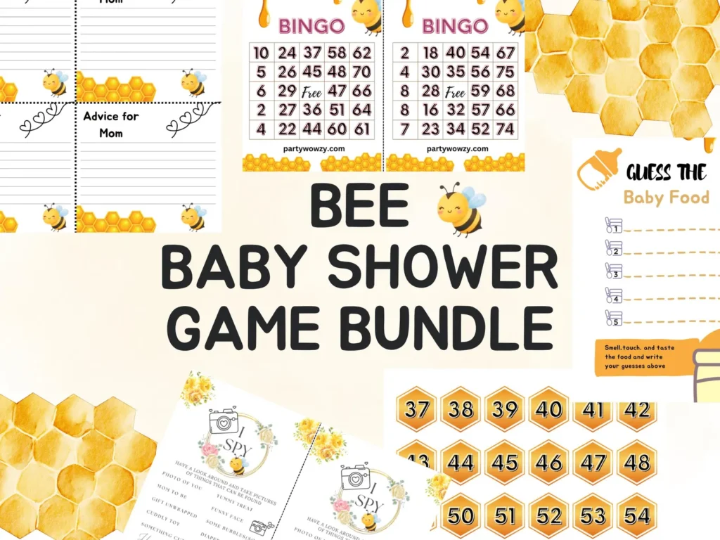 bee baby shower