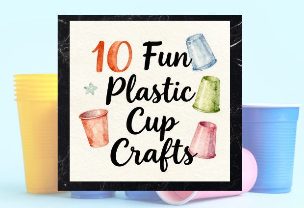 10 Fun Plastic Cup Crafts